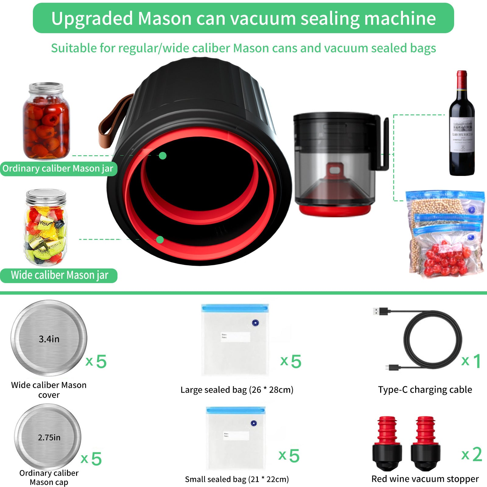 Jar Vacuum Sealer