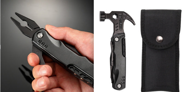 Outdoor Knife Pliers Tool Multi functional Adjustable Wrench