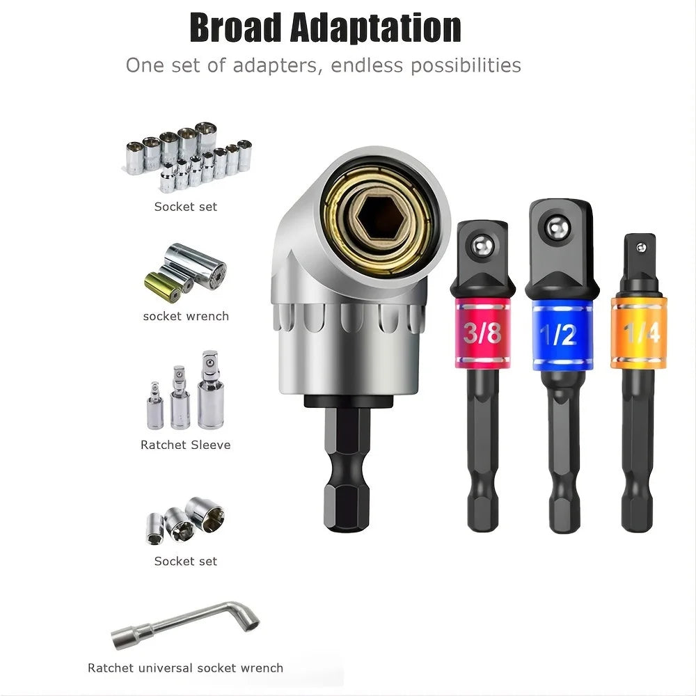 Versatile Power Tool Adapter Set